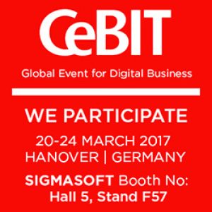 SIGMASOFT to participate in “CeBIT 2017” – the Global event for digital business